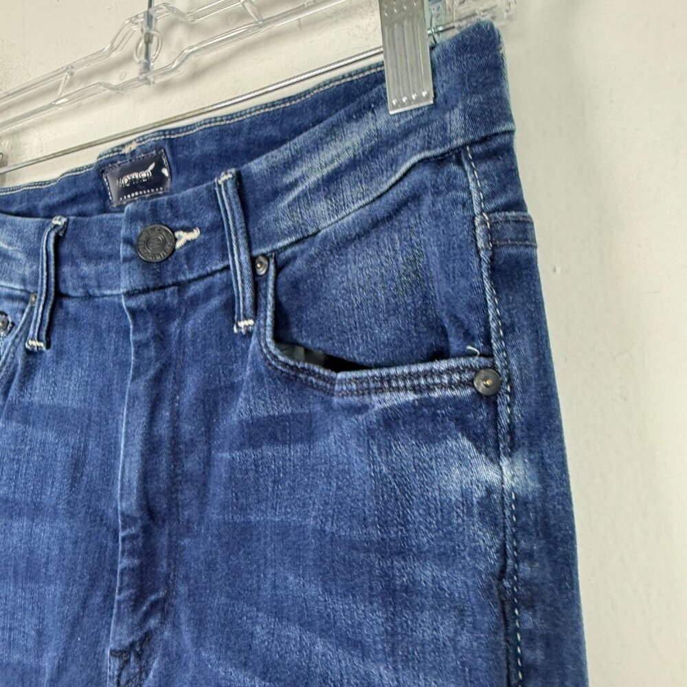 MOTHER High Waisted Looker Ankle Jeans The Road To Paradise Size 26 EUC - Picture 8 of 16
